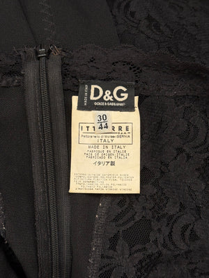 2000s Dolce & Gabbana lace dress