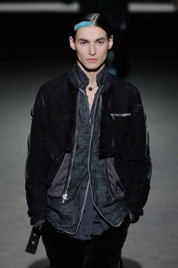 A/W2014 Dries Van Noten runway back-zip bomber jacket