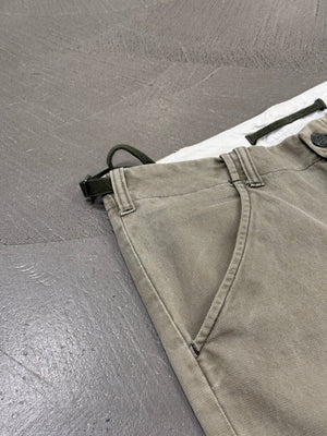 2000s Helmut Lang paneled military pants