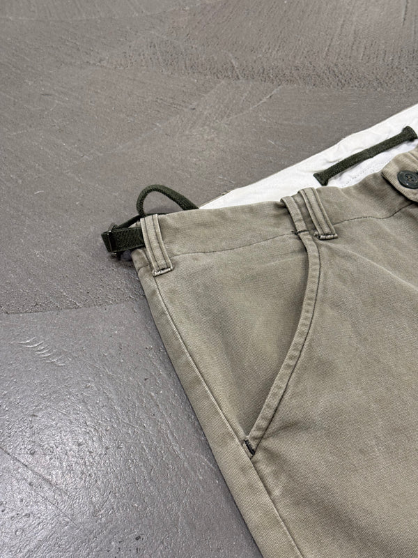 2000s Helmut Lang paneled military pants