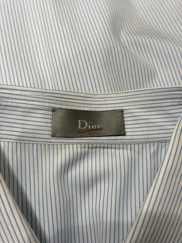 S/S2005 Dior Homme embroidered guitar sleeveless cotton shirt