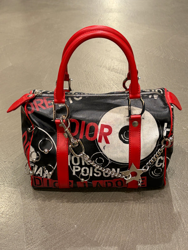 2004 Dior by John Galliano hardcore collection Boston bag