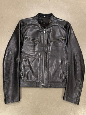 2004 Gucci by Tom Ford cafe racer biker leather jacket