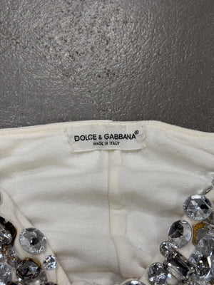 A/W1991 Dolce & Gabbana beaded crystal corset