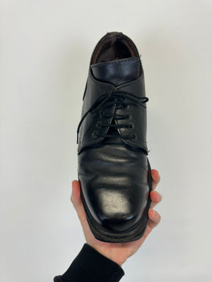 1996 Dirk Bikkembergs square toe vintage derby leather boots