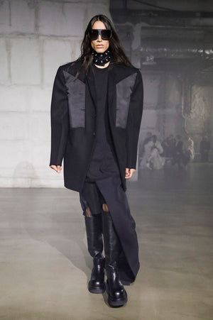 A/W2022 Rick Owens “Strobe” heavy wool jumbo ratlin coat - new with tags