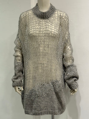 A/W2014 Maison Margiela loose knit punk mohair sweater