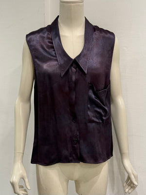 S/S2007 Maison Margiela car seat exclusive fabric sleeveless shirt