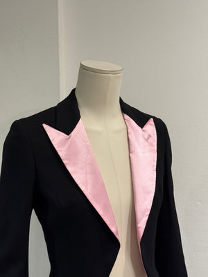 2004 Dolce & Gabbana satin tailcoat blazer