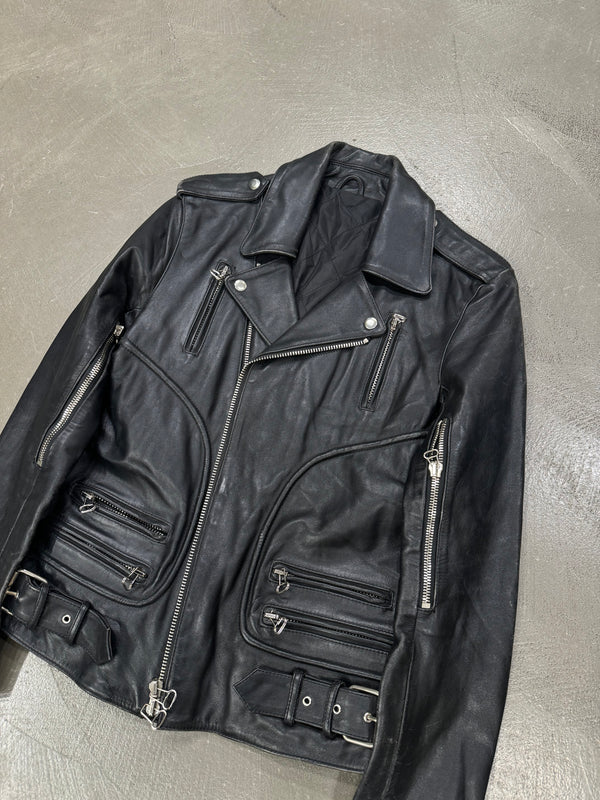 F/W 2010 Balmain perfecto horse leather jacket by Decarnin