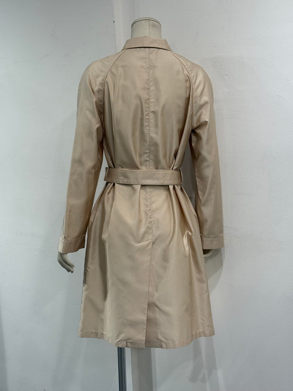 2004 Prada silk belted trench coat
