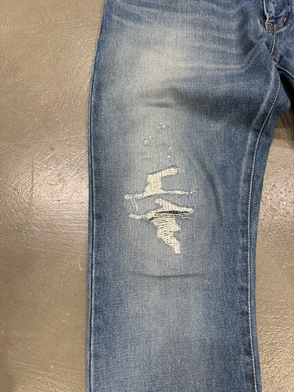 2016 Saint Laurent Distressed Jeans