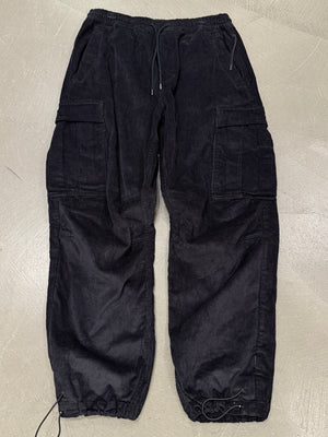 Maharishi corduroy cargo pants with strap detailing