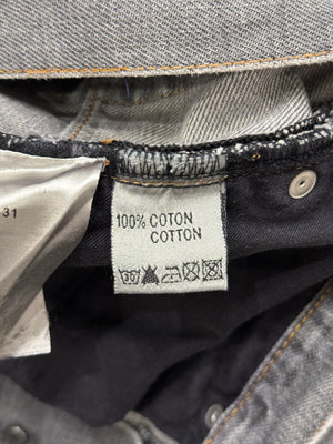 2000s Dior gray washed denim