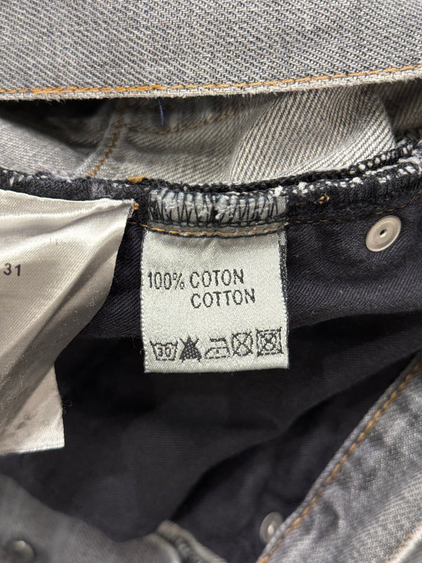2000s Dior gray washed denim