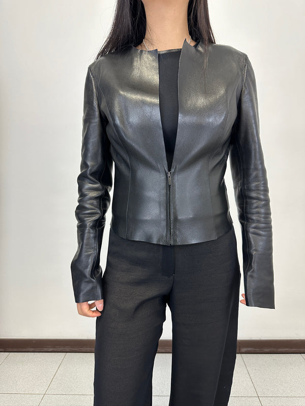 AW1997 Gucci by Tom Ford biker leather jacket