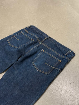 2000s Dior raw denim jeans