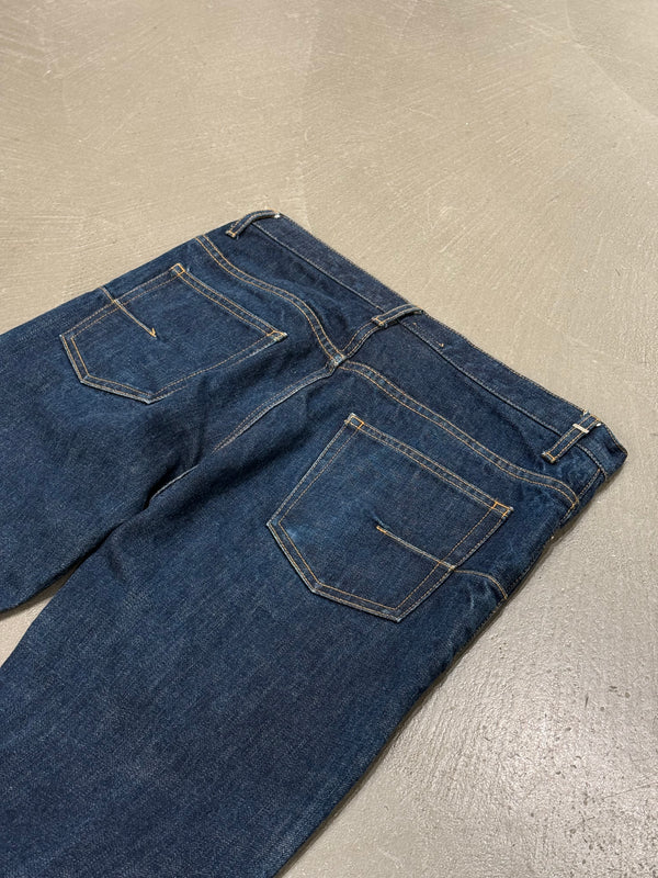 2000s Dior raw denim jeans