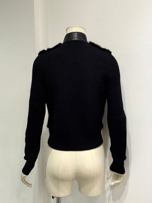 2000s Prada mink fur cardigan