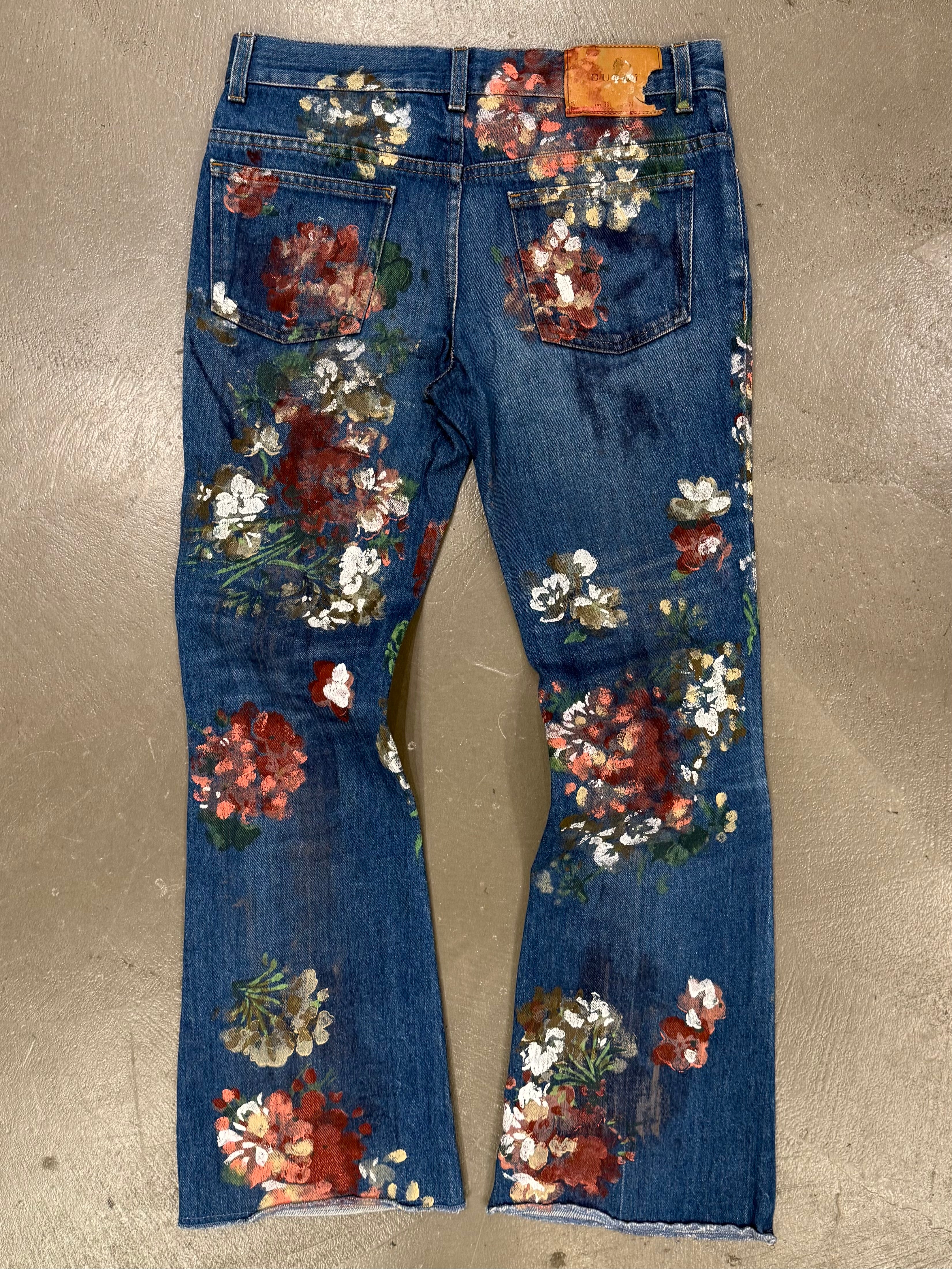 2016 Gucci by Alessandro Michele floral denim