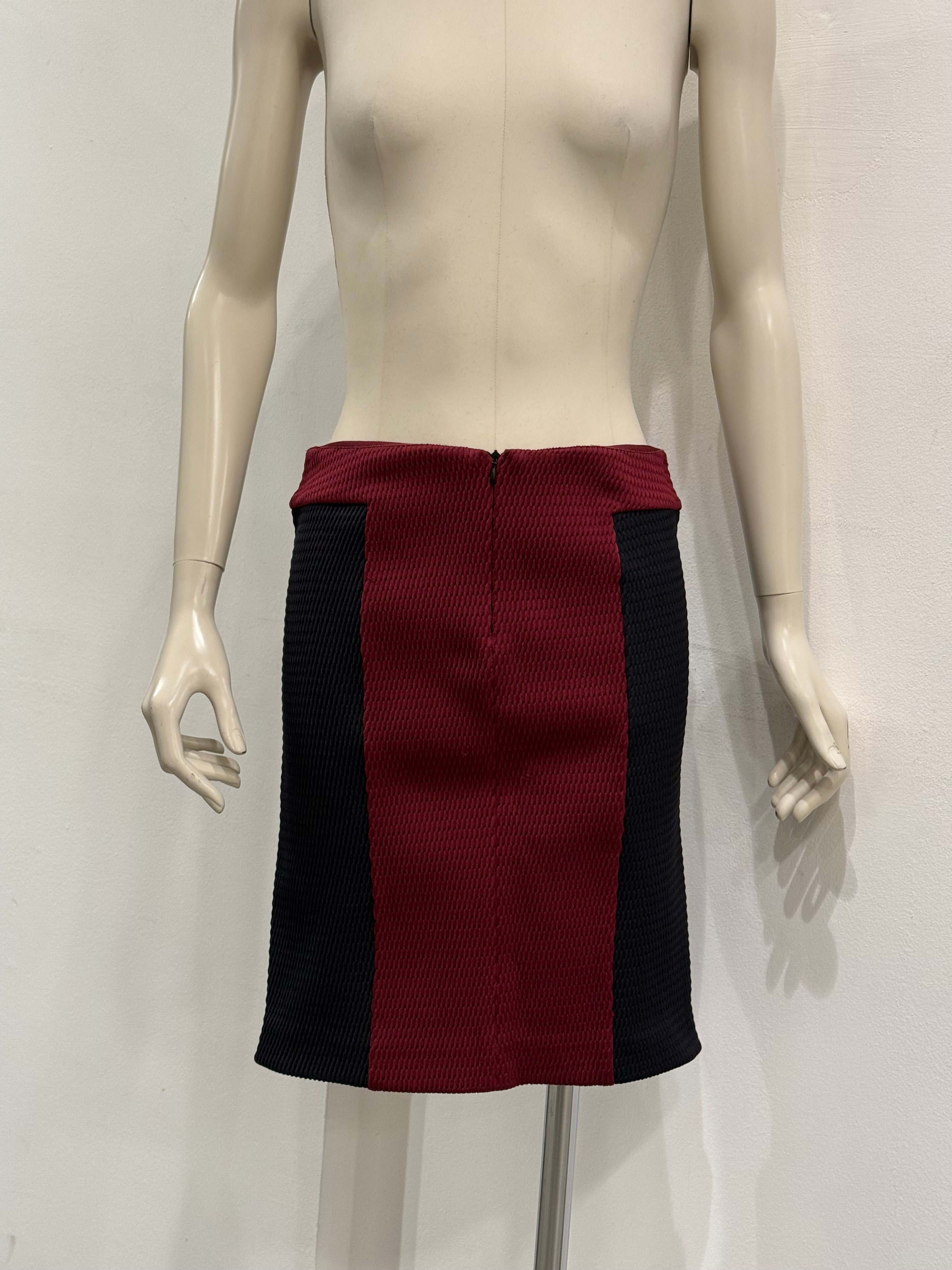 2000s Miu Miu technical paneled skirt with tags