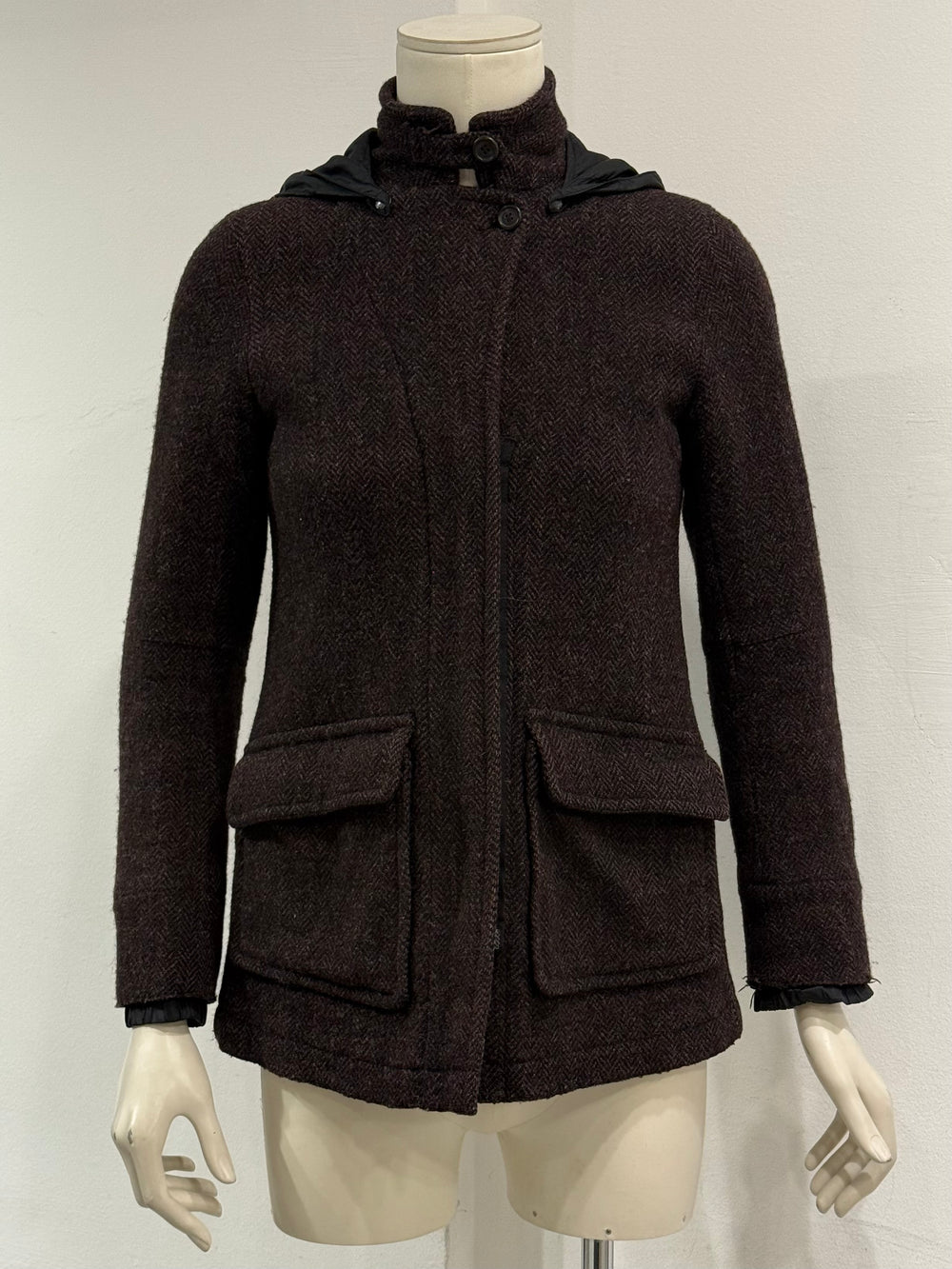2000s Prada hooded field wood jacket