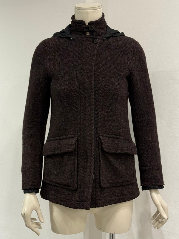 2000s Prada hooded field wood jacket