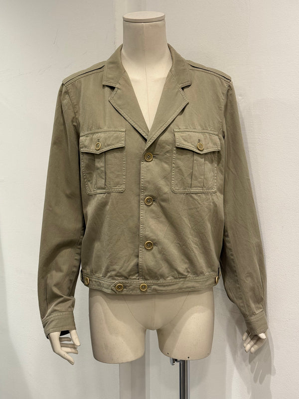 2000s Dries Van Noten cropped military jacket - new with tags