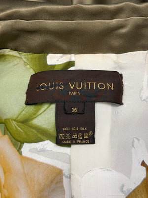 2000s Louis Vuitton by Marc Jacobs Napoleon military silk trench coat