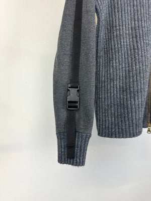 AW2003 Dolce & Gabbana bondage wool knit hoodie