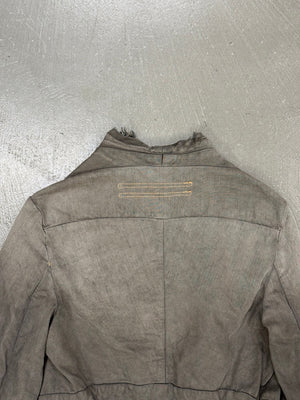 2000s Rick Owens faded denim jacket