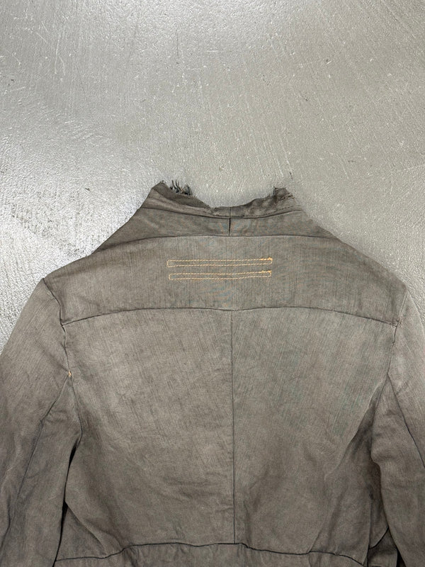 2000s Rick Owens faded denim jacket