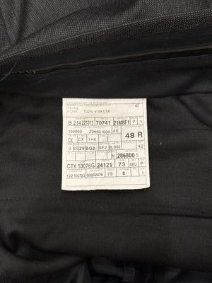 2000s Gucci single breasted pinstripe suit