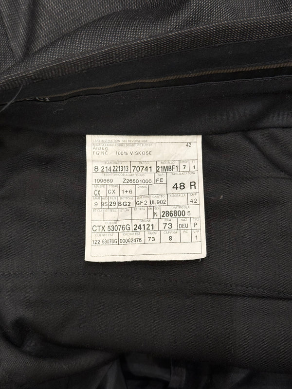 2000s Gucci single breasted pinstripe suit