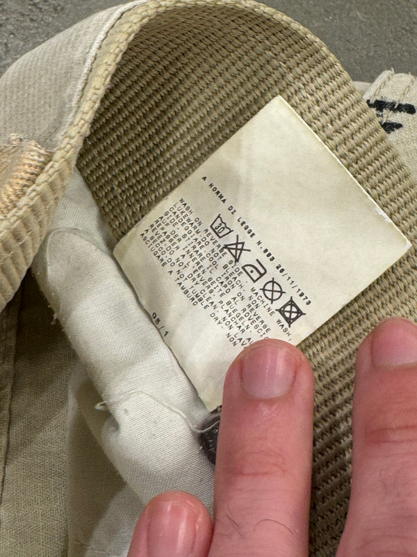 SS2005 Dolce & Gabbana “recycled garment” graffiti cargo pants