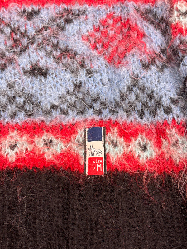 F/W2018 Moncler X Fragment multicolor wool sweater