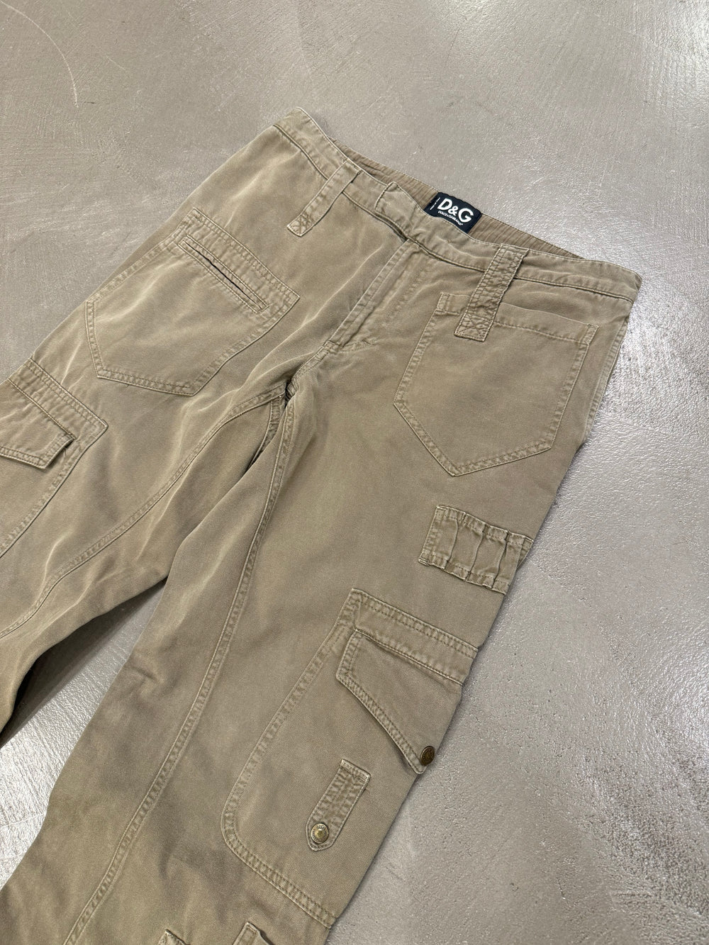 F/W 2003 Dolce & Gabbana  cargo carpenter army pants