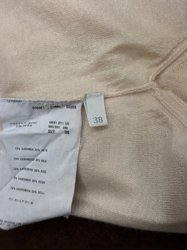 2011 Miu Miu short sleeve sheer cropped cardigan