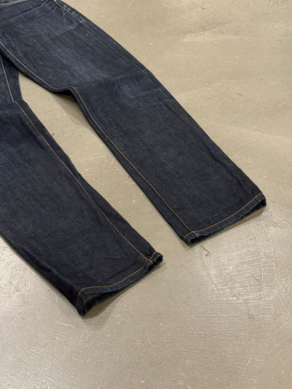 2000s Dior by Hedi Slimane raw denim straight jeans