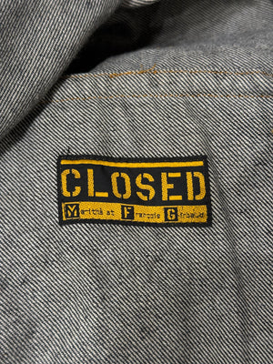 1990s Marithe Francois Girbaud “Closed” washed oversized bomber jacket
