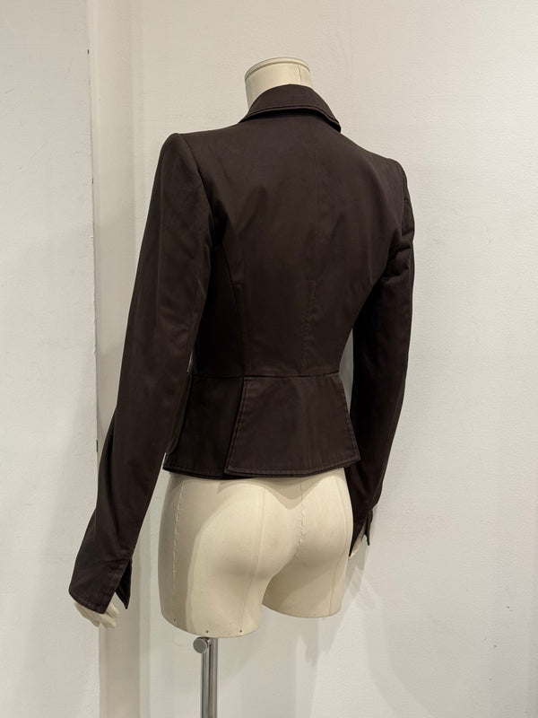 2000s Yves Saint Laurent by Tom Ford Tailored corseted jacket