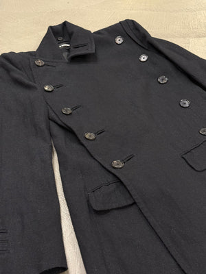 A/W2017 Ann Demeulemeester double breasted napoleon trench coat