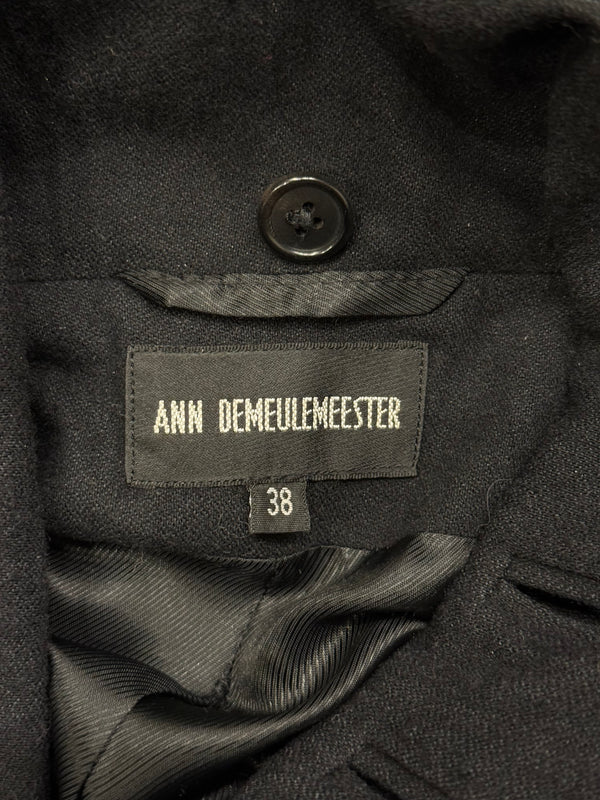 A/W2017 Ann Demeulemeester double breasted napoleon trench coat