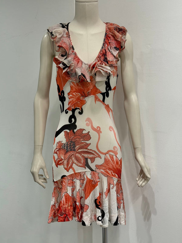 2000s Cavalli floral mini dress