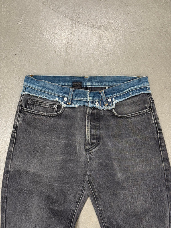 A/W2006 Dior by Hedi cummerbund jeans