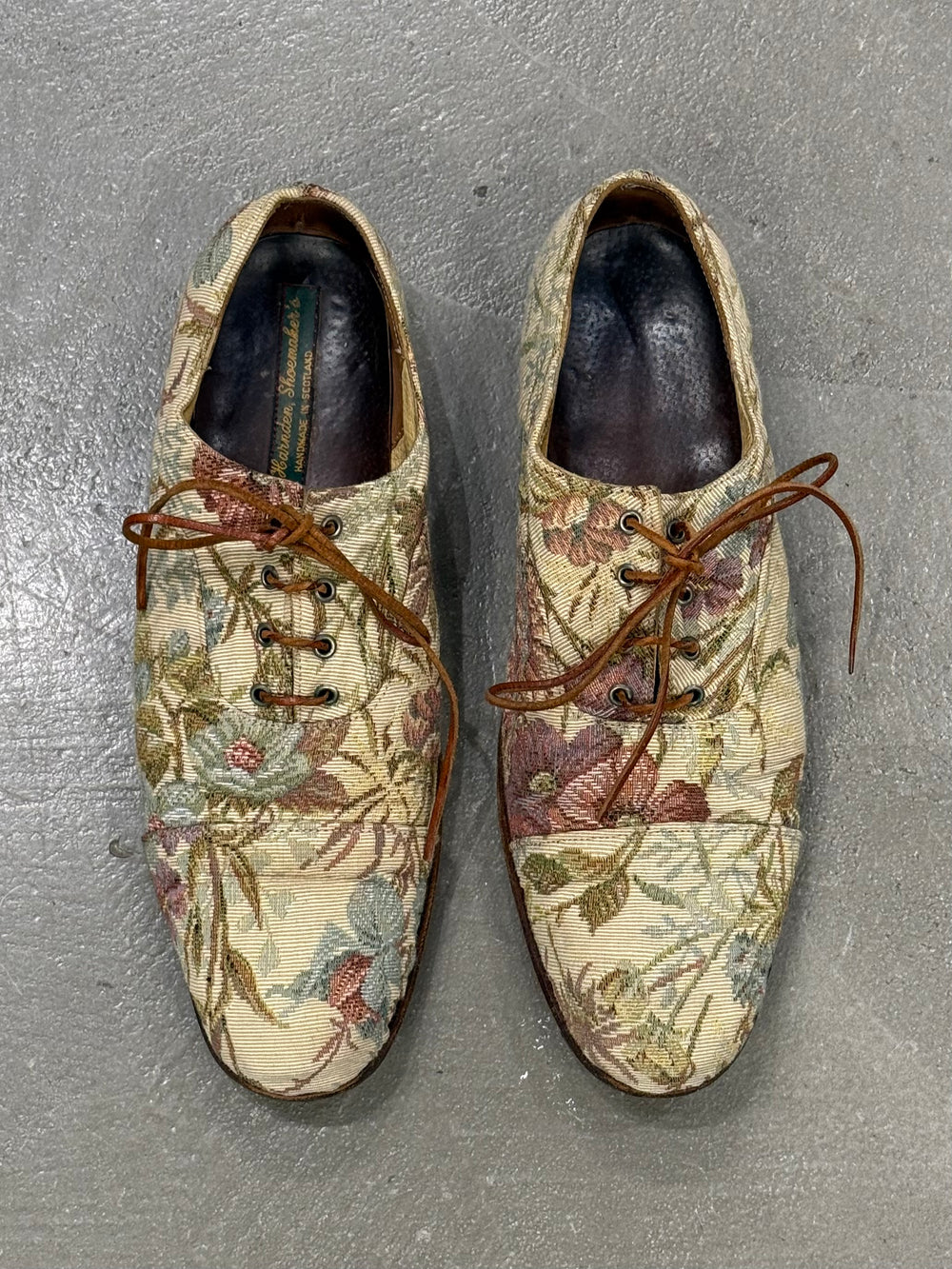 Paul Harden floral laced shoes