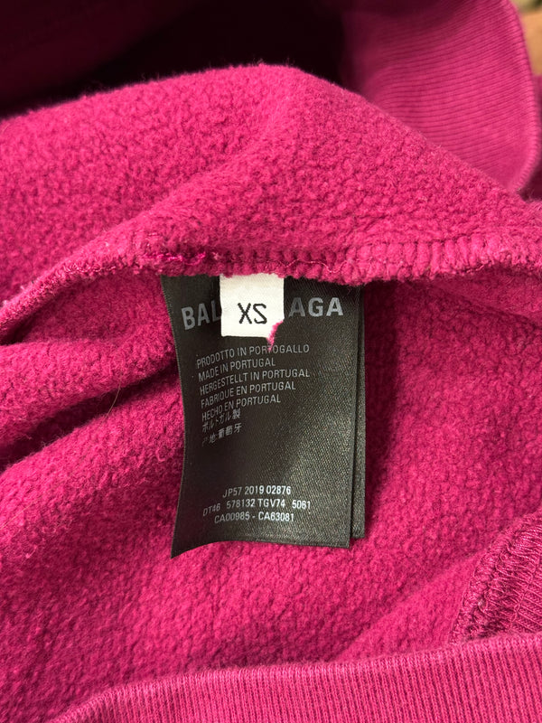 2019 Balenciaga logo crewneck