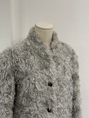 A/W2007 Prada runway faux fur mohair coat