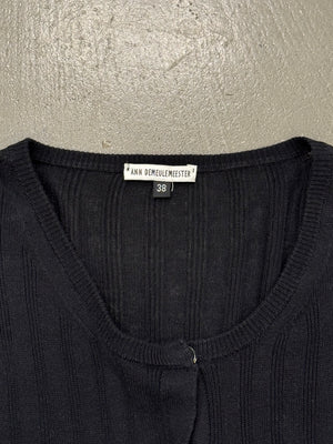 2000s Ann Demeulemeester elongated sleeve cardigan