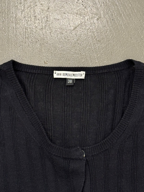 2000s Ann Demeulemeester elongated sleeve cardigan